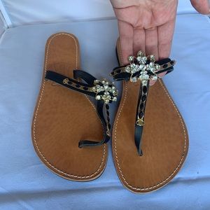Never Worn Embellished Sandals Size 10